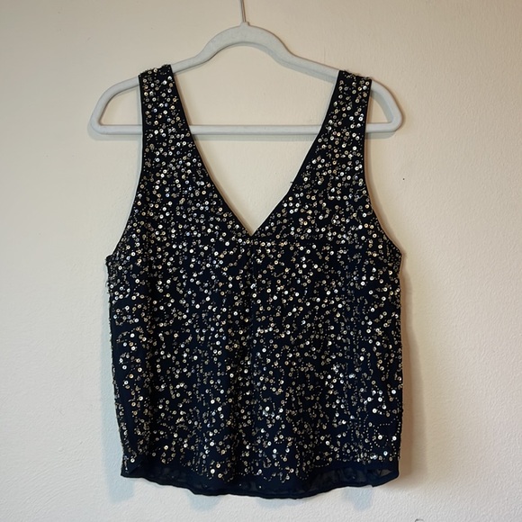 NWT Harlow & Graham sequin date top - Picture 2 of 5